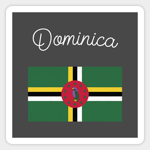 Dominica Flag Sticker by phenomad